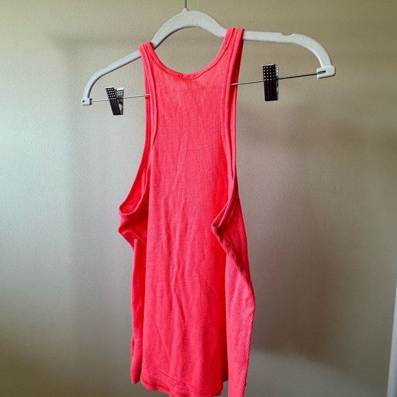 Free People Hot Pink Tank Top Size Medium - barely worn - Picture 6 of 6